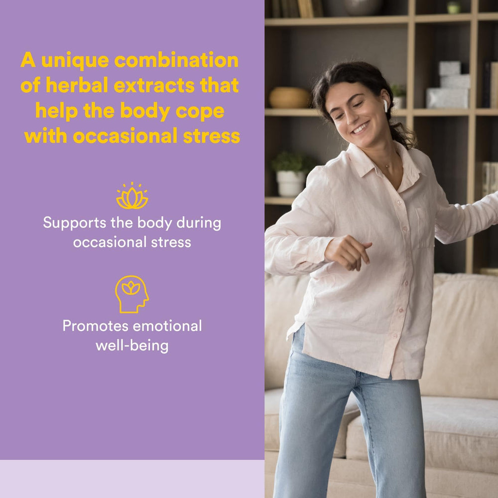 Close-up of Adrenal Serenity bottle label