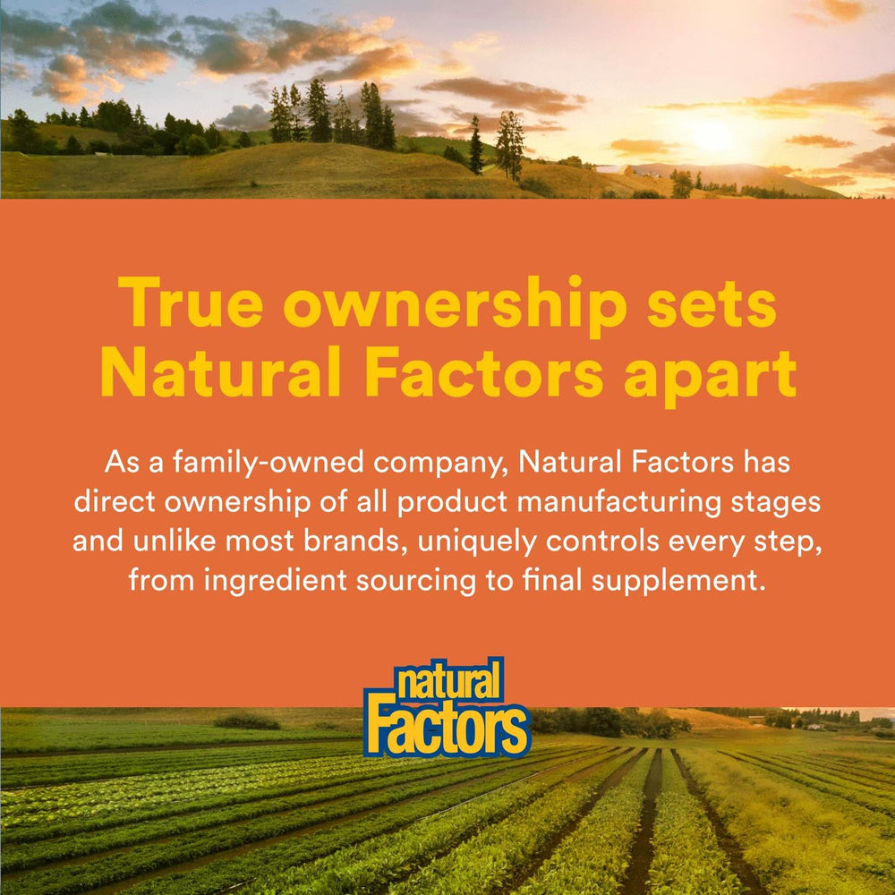 Natural Factors brand sustainability and carbon neutrality