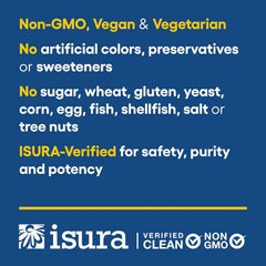 Allergen- and GMO-free product information on packaging