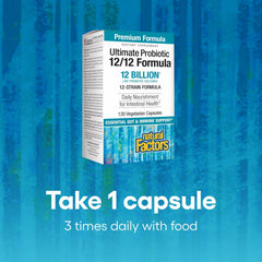 Packaging box for Natural Factors probiotic supplement