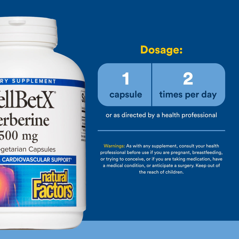 Natural Factors Berberine packaging and bottle