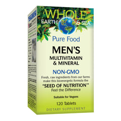 Hero image: Natural Factors Whole Earth & Sea Men's Multivitamin 120 tablets
