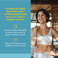 BladderSense capsules close-up showing pumpkin seed extract