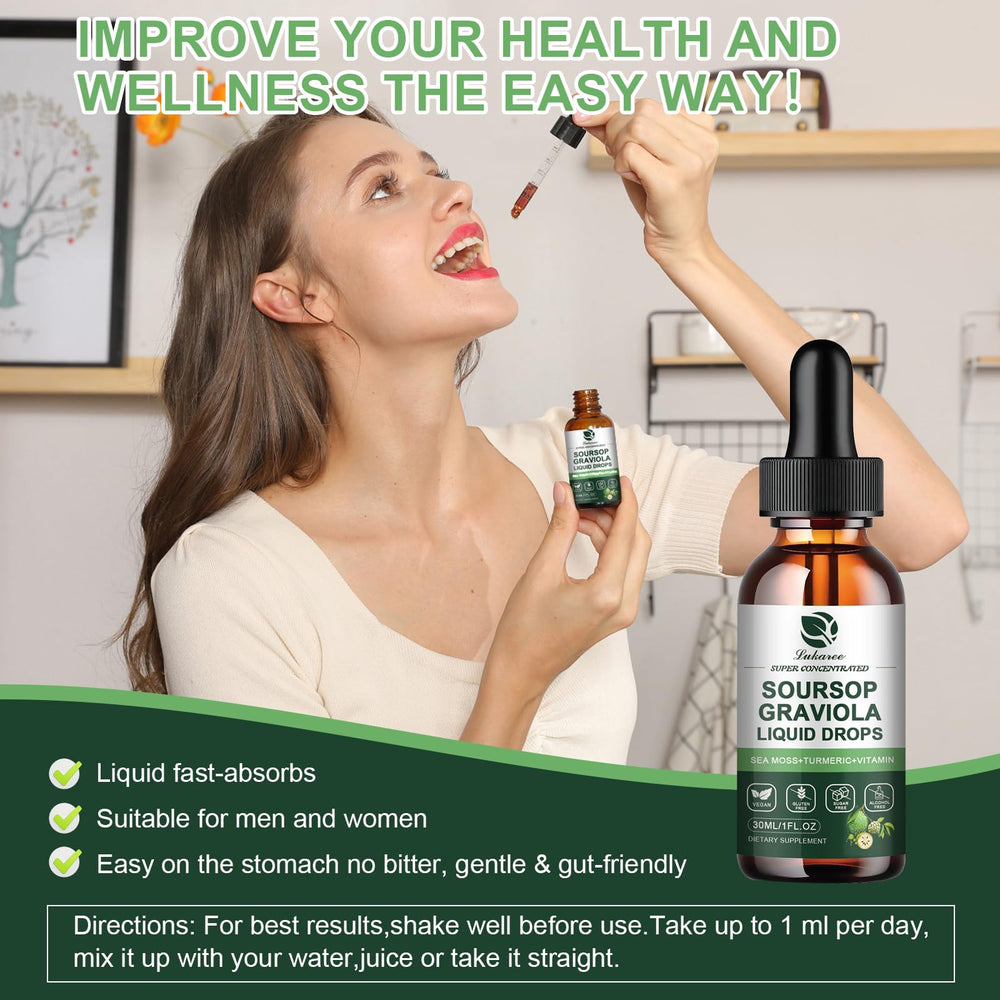 Natural flavor soursop bitters bottle