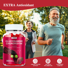 Natural formula no GMO in glucosamine chondroitin gummies