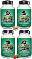 Product bundle: Natural Home Cures Nopal Cactus Capsules four bottles