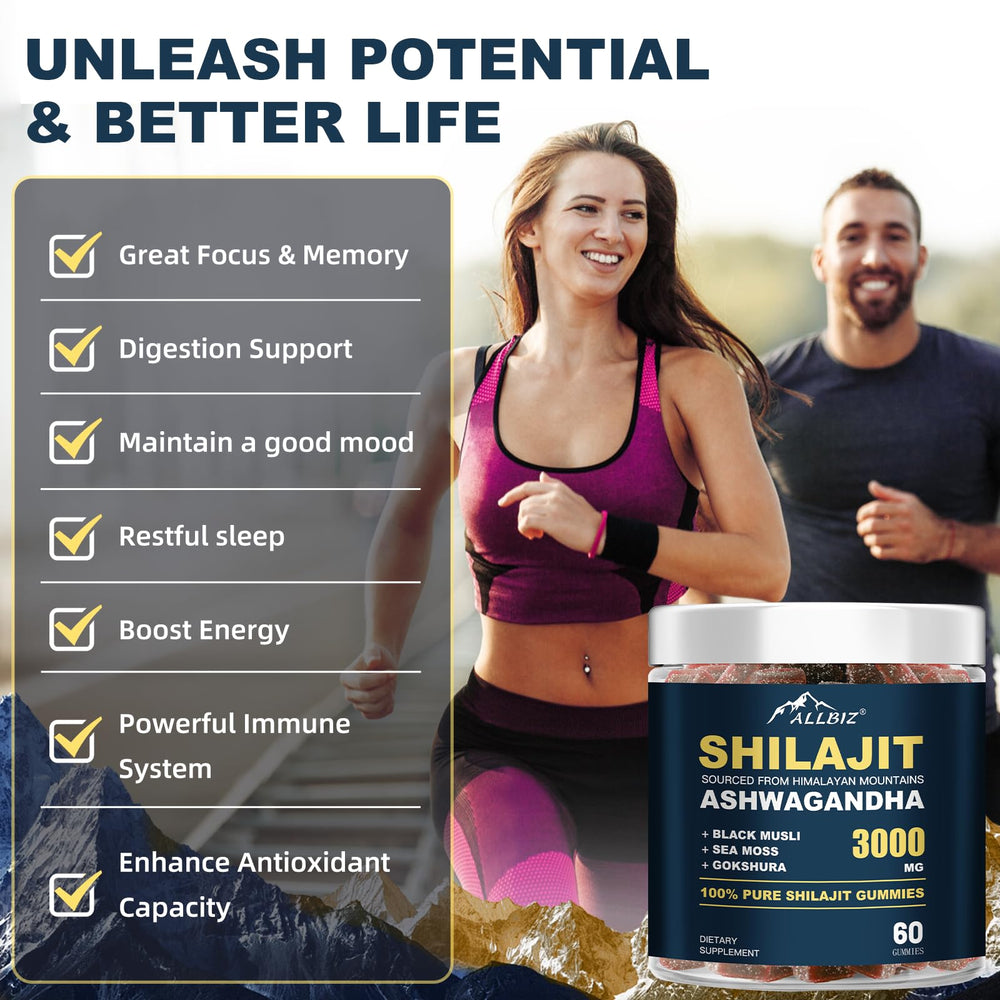 All natural non GMO Shilajit gummies