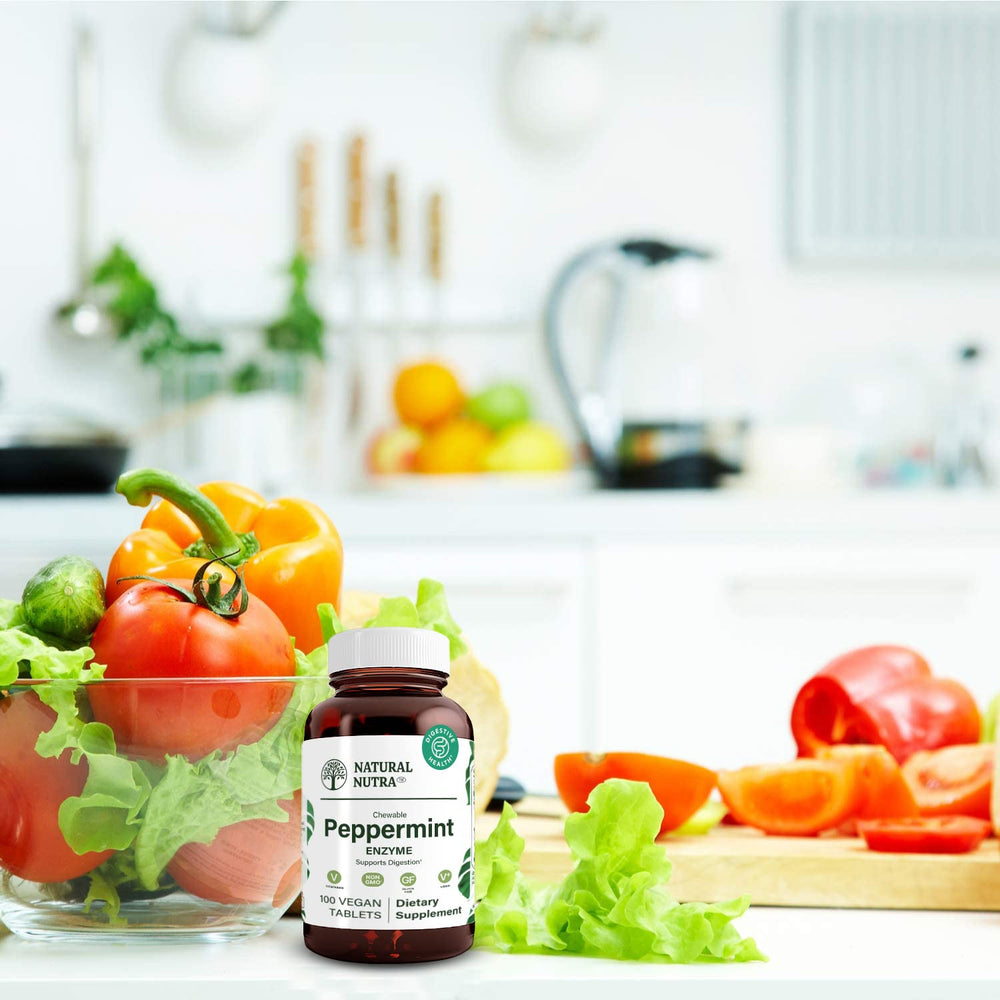 Vegan and vegetarian friendly digestive enzyme supplement packaging