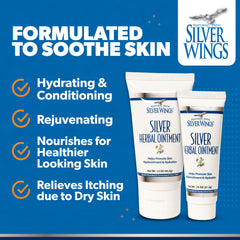 Ingredients spread: olive oil, sesame seed oil, aloe vera, comfrey root, yellow dock root