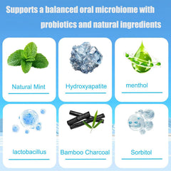 Natural peppermint for long-lasting fresh breath