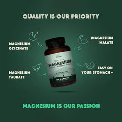 Natural Rhythm magnesium malate focus supports energy metabolism for daily activity.