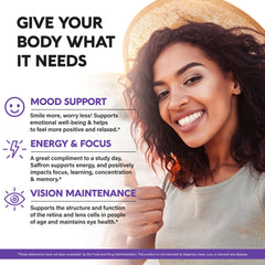 Capsules promoting mood, focus, and eye health