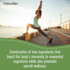 Wellness concept with natural garlic-ginger supplement