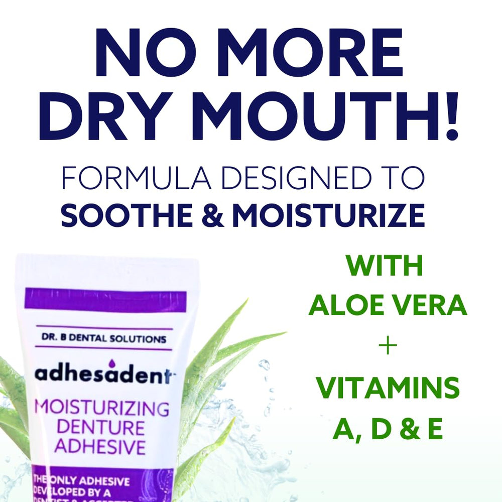 Denture adhesive with natural taste (no artificial colors or flavors)