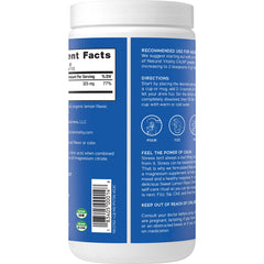 Easy mix-in instructions for CALM magnesium drink with water