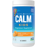 Bottle of Natural Vitality CALM Kids Magnesium Gummies 60-count