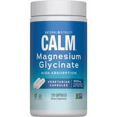 NATURAL VITALITY Calm Magnesium bottle label - 120 CT