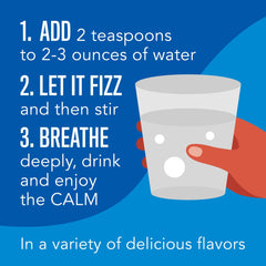 Label showing 325 mg magnesium per serving