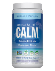 Bottle of Natural Vitality CALM Magnesium Drink Mix (16 oz)