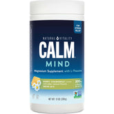 Front view of Natural Vitality CALM Mind Magnesium Drink Mix 12 oz
