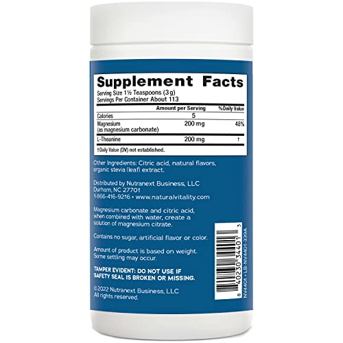 Shelf life and storage information for CALM Mind Magnesium Drink Mix 12 oz