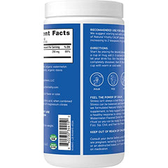 CALM label close-up highlighting ingredients