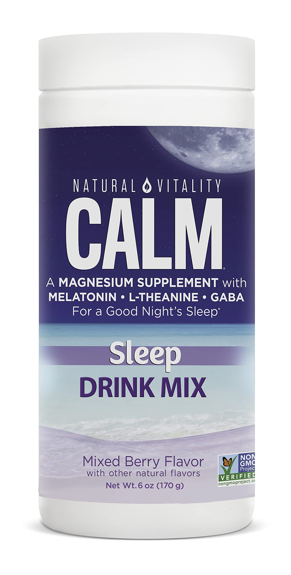 Natural Vitality Natural Calm Calmful Sleep Mixed Berry 6 oz bottle front