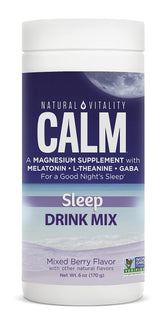 Natural Vitality Natural Calm Calmful Sleep Mixed Berry 6 oz bottle front
