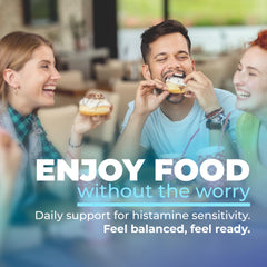 Close-up of NATURALABS DAO Histamine Blocker bottle