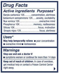 Kid-friendly focus support supplement packaging