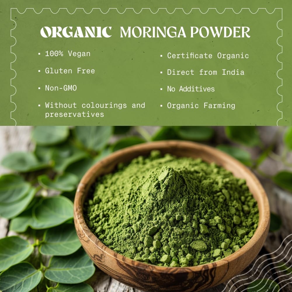 Ingredients and nutrition information for NaturaleBio Moringa Powder