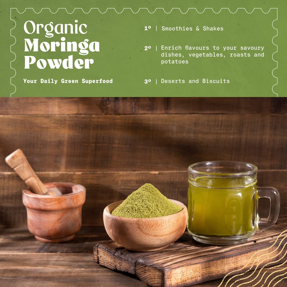 Usage and serving suggestions for Moringa powder