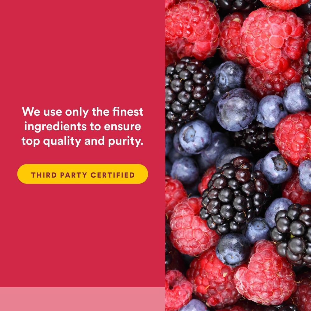 Nutrition facts panel on Natural Factors bottle