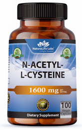NaturaLife Labs NAC 1600 mg bottle – hero shot