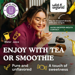 Naturally sweetened, sugar-free milk thistle drops