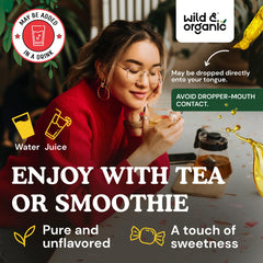 Naturally sweetened schisandra drops with no added sugar