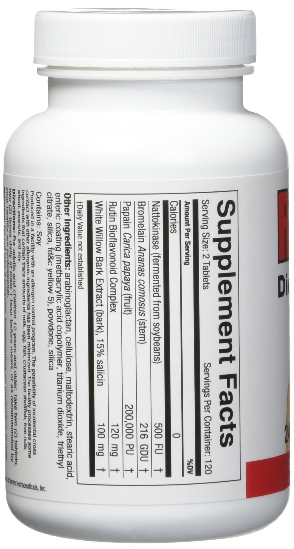 Rutozym nattokinase tablets close-up