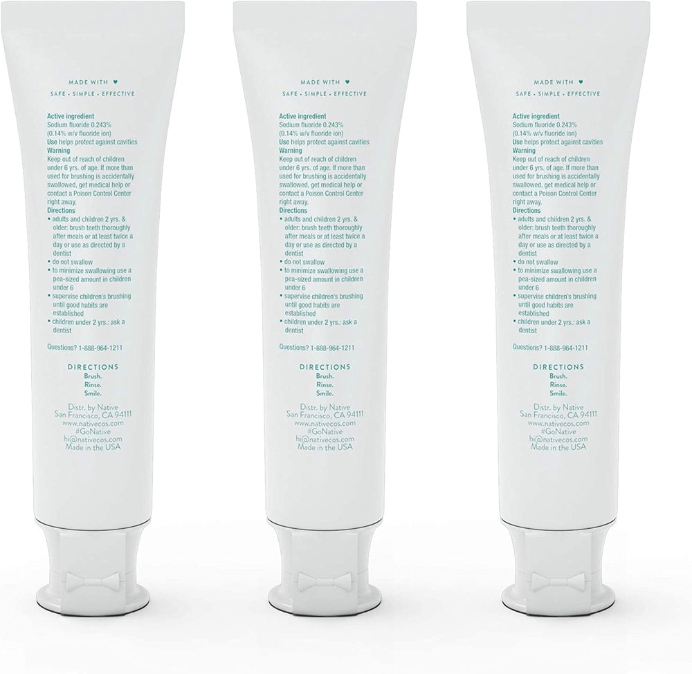 Naturally derived cleaners used in toothpaste ingredients