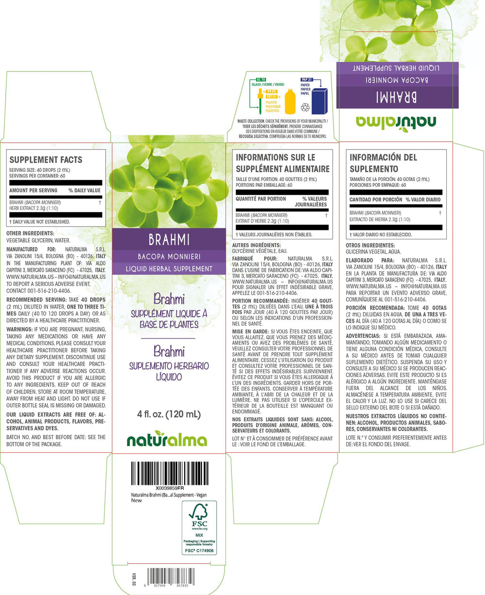 Dropper dispensing Brahmi tincture drops