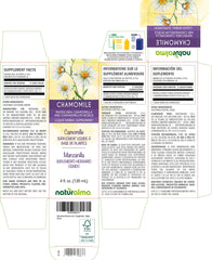 Front view of 4 oz Naturalma German & Roman Chamomile tincture bottle