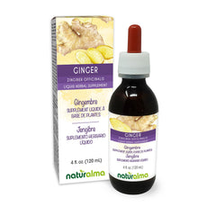 Naturalma Ginger Rhizome Tincture label on bottle