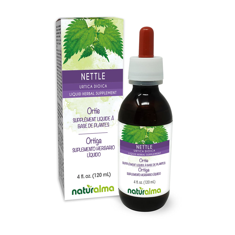 Naturalma Nettle tincture bottle with dropper - 4 oz