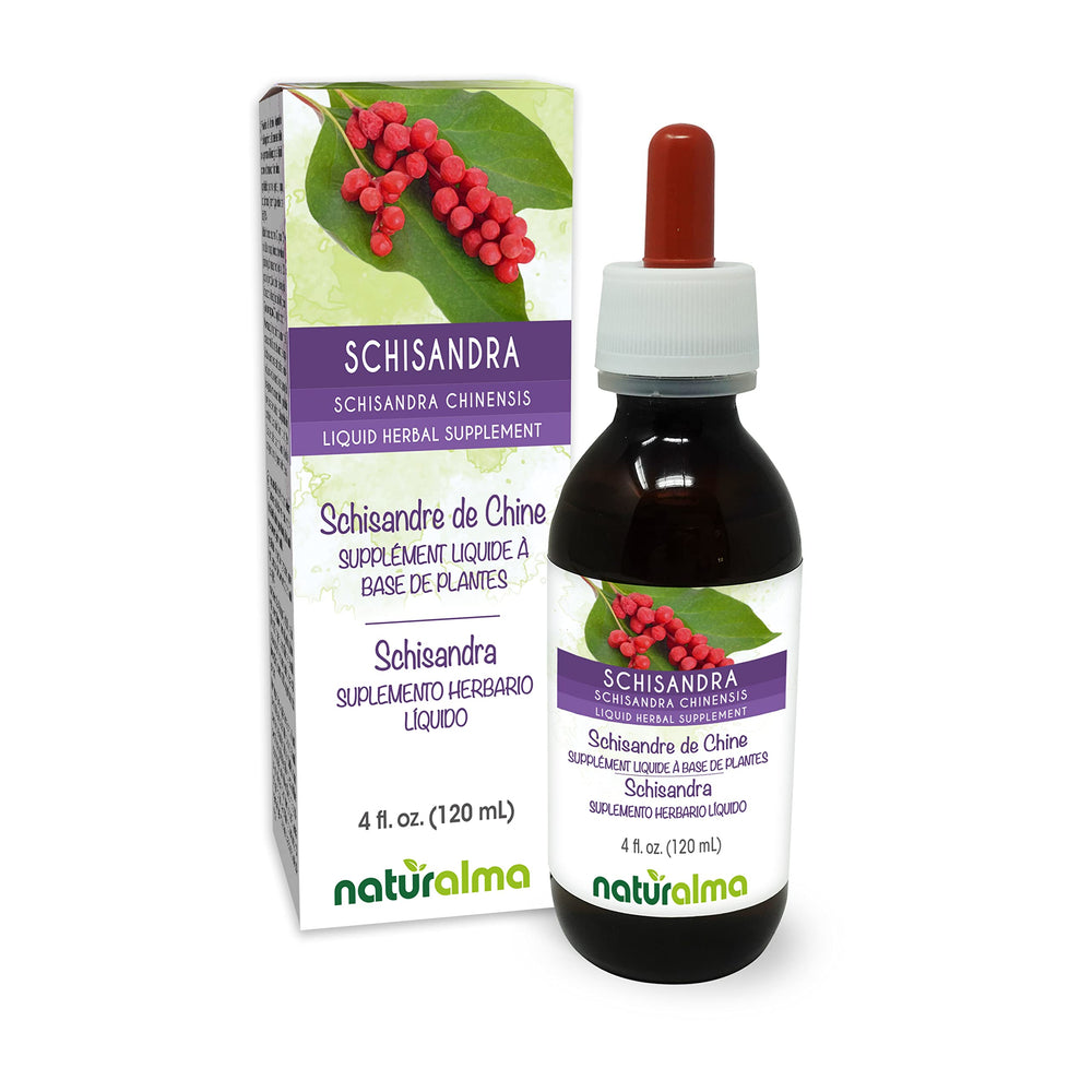 Naturalma Schisandra tincture bottle with dropper – 4 fl oz