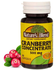 Packshot of Nature's Blend Cranberry Concentrate 500 mg 60 Sgels