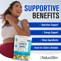 NaturalSlim Potassium and minerals packet supporting muscle function and hydration.