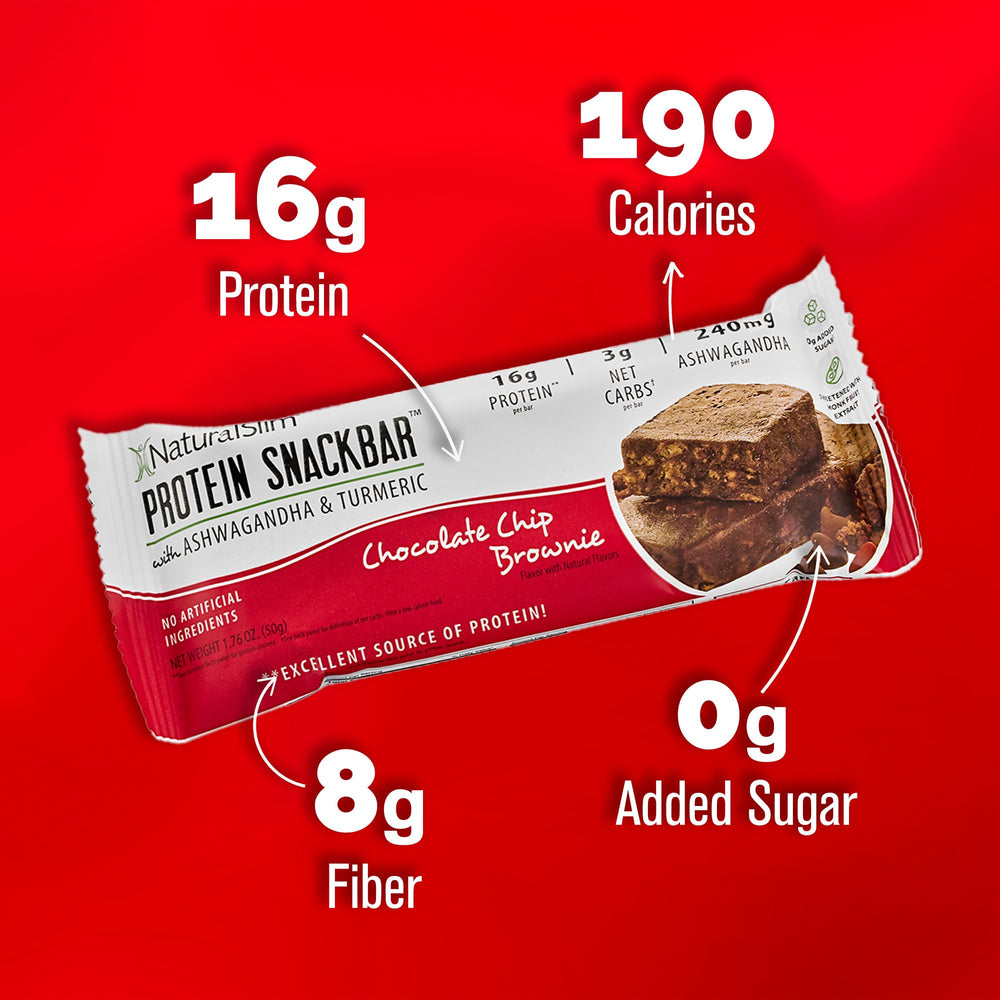 NaturalSlim protein bars assembly plate suggests dessert-like protein-rich treat