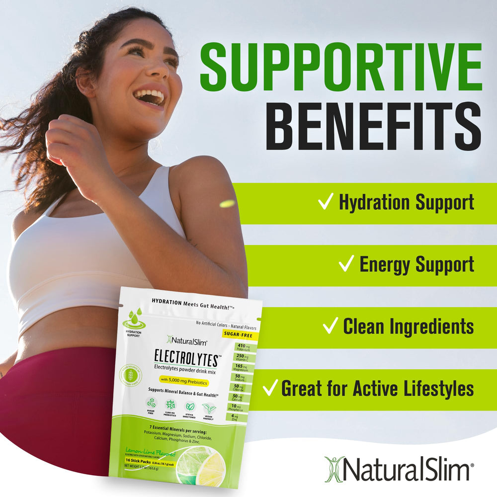 NaturalSlim vegan-sugarfree formula image promoting clean energy without artificial colors.