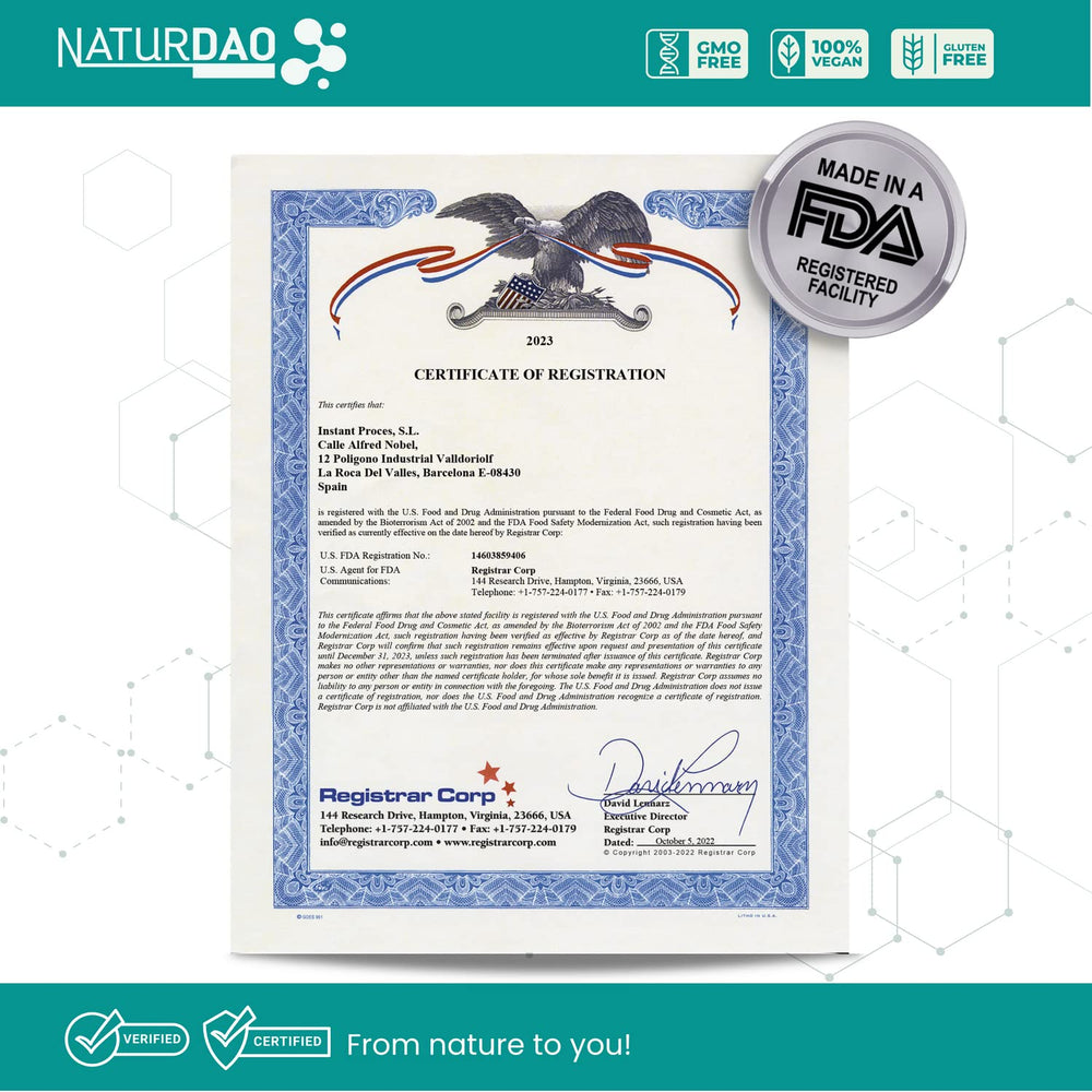 Usage and dosage imagery for NATURDAOCOM LegumActive DAO enzyme