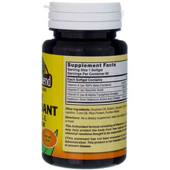 Lifestyle shot of Nature's Blend Super Antioxidant Aces 60 Sgels bottle