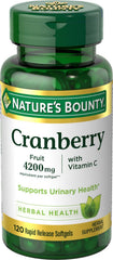 Nature's Bounty Cranberry softgels for urinary health